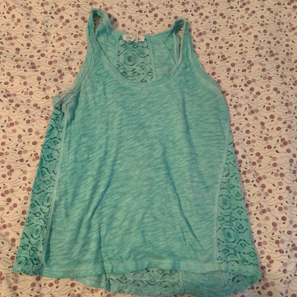 Mint Blue Tank Top